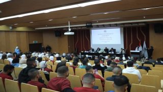 الجامعة العربية الأمريكية تنظم مراسم إلقاء القسم الخاص بطلبة كلية التمريض