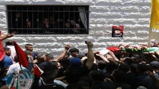 جماهير شعبنا تشيع جثمان الشهيد الفتى ريان بني عودة