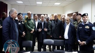 مصطفى يجتمع بقادة المؤسسة الأمنية في جنين