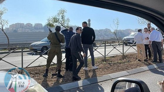إصابة شاب برصاص الاحتلال عند حاجز حزما العسكري شرق القدس