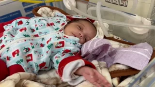 استشهاد توأم الطفل الذي ارتقى بالأمس بسبب البرد القارس وسط قطاع غزة