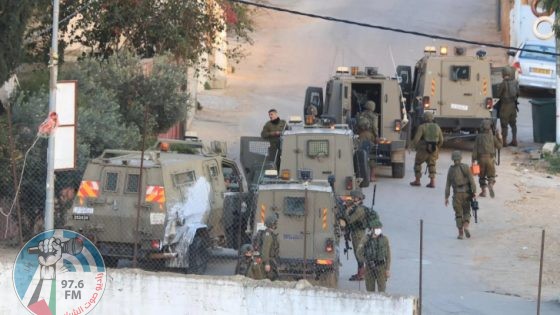 إخلاء مدرسة عورتا جنوب نابلس عقب اقتحام قوات الاحتلال القرية