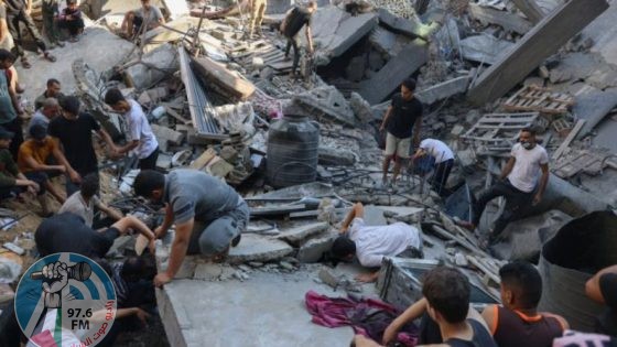 25 شهيدا في قصف الاحتلال لعدة منازل شمال مدينة غزة