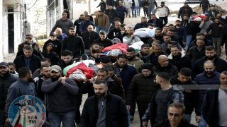 تشييع جثامين الشهداء الستة في مدينة جنين ومخيمها