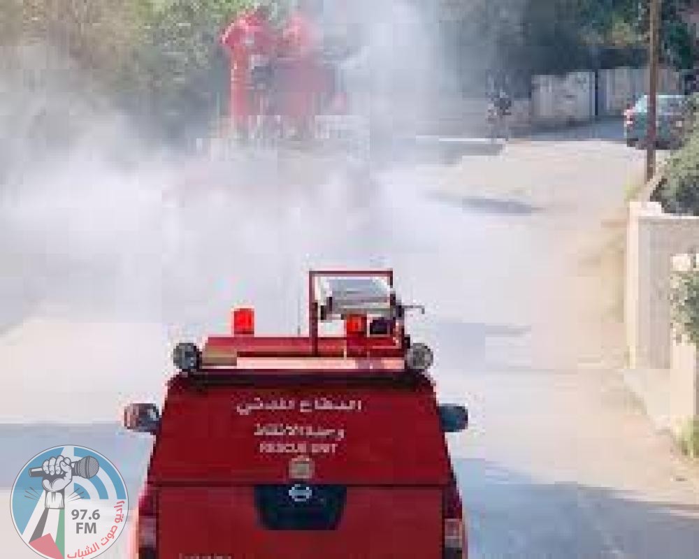 الدفاع المدني: طواقمنا تعرضت لإطلاق نار من الخارجين على القانون في مخيم جنين