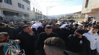 أهالي قباطية يشيعون جثماني الشهيدين زكارنة وكميل