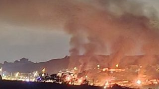 مستوطنون يحرقون مركبات ويهاجمون منازل شرق قلقيلية