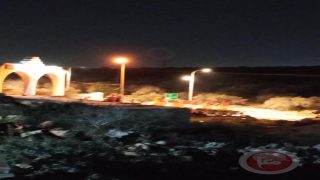 الاحتلال يضع بوابة حديدية على مدخل ديراستيا شمال غرب سلفيت