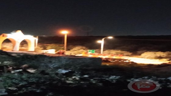 الاحتلال يضع بوابة حديدية على مدخل ديراستيا شمال غرب سلفيت