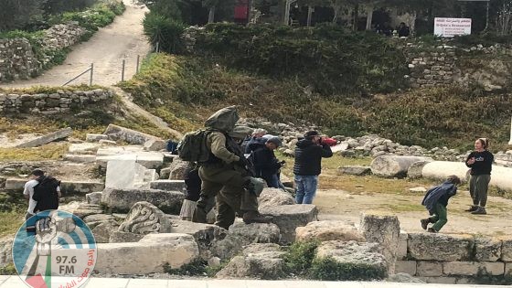 مستوطنون يعتدون على مسن من سبسطية شمال غرب نابلس
