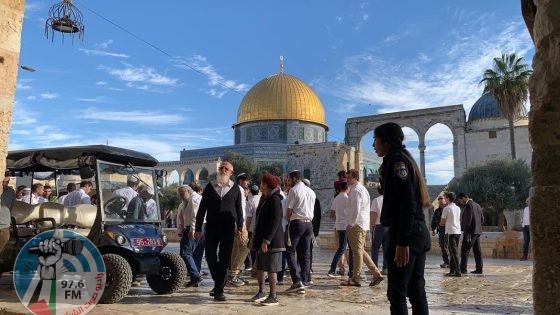 مستوطنون وجنود الاحتلال يقتحمون المسجد الأقصى