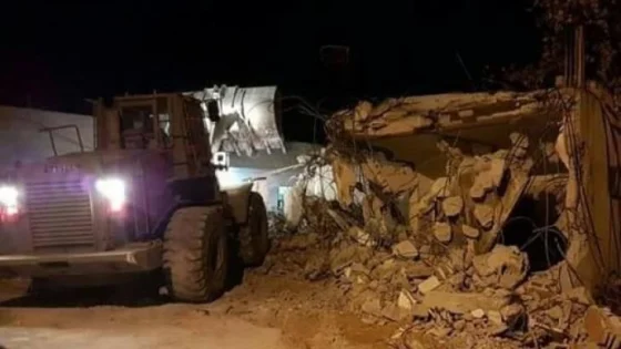الاحتلال يهدم منزلا في بلدة بلعا شرق طولكرم