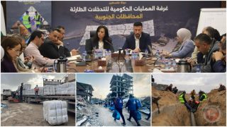 مركز الاتصال الحكومي يستعرض أهم تدخلات غرفة العمليات الحكومية في قطاع غزة خلال شهر