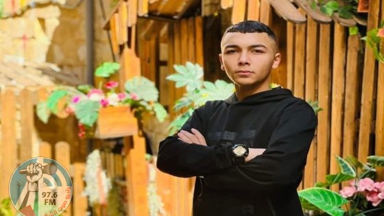 استشهاد شاب برصاص الاحتلال قرب مخيم عسكر شرق نابلس