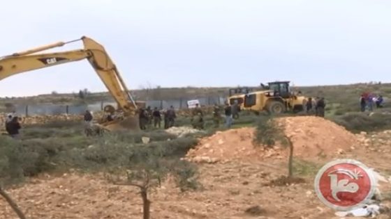 الاحتلال يستولي على أرض لشق طريق استيطاني شمال غرب نابلس