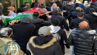 تشييع جثمان الشهيد طارق القصاص إلى مثواه الأخير في نابلس
