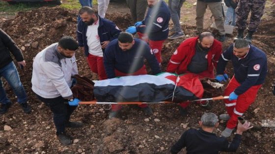 تشييع جثامين 7 شهداء في مخيم جنين