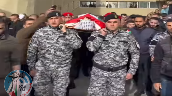 بمراسم عسكرية: تشييع جثمان الشهيد محمد حدوش إلى مثواه الأخير في مخيم العروب