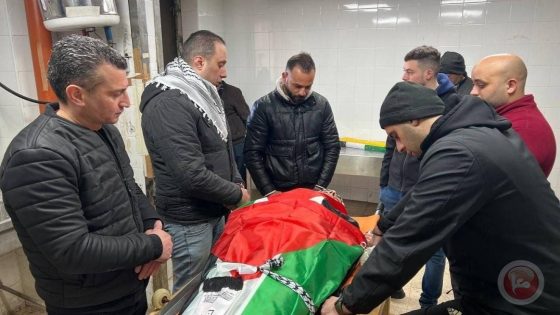 أهالي نابلس يشيعون جثمان الشهيد طارق القصاص