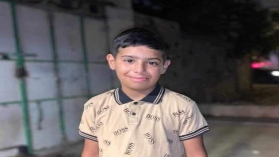 استشهاد الطفل صدام رجب من بلدة كفر اللبد متأثرا بإصابته