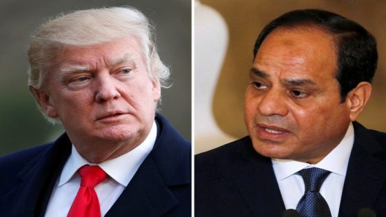 الرئيس المصري سيزور الولايات المتحدة لبحث خطة ترامب