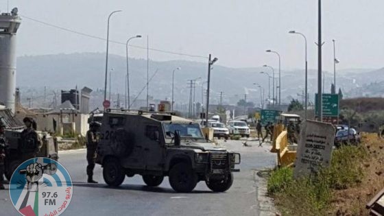 الاحتلال يواصل إغلاق مدخل المنشية جنوب بيت لحم