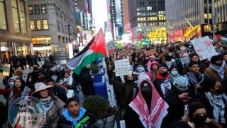 مظاهرات في شيكاغو ونيويورك للاحتجاج على وزير جيش الاحتلال السابق غالانت