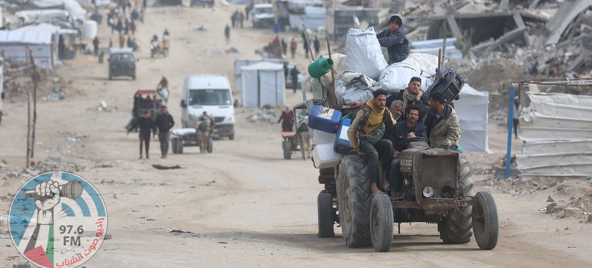 مفوضية الأمم المتحدة لحقوق الإنسان تعبر عن قلقها حيال سياسة التهجير القسري في غزة