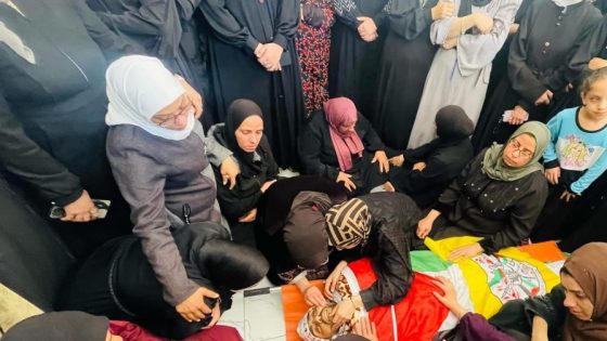 تشييع جثمان شهيد قلقيلية