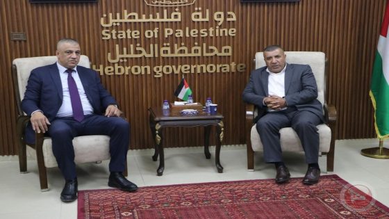 المحافظ دودين يستقبل اللواء البوريني ويطلعه على أوضاع المحافظة