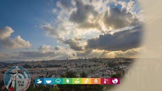 حالة الطقس: درجات الحرارة أعلى من معدلها العام بحوالي 10 درجات مئوية