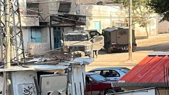 صور- قوات الاحتلال تقتحم مخيم الفارعة
