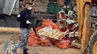 ضبط 6 أطنان من المواد الغذائية الفاسدة في محافظة رام الله والبيرة
