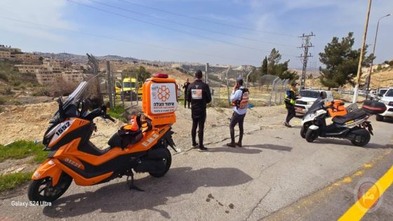 إصابة سائق فلسطيني برصاص شرطة الاحتلال قرب مستوطنة معاليه ادوميم
