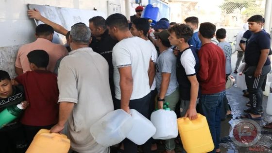 وضع إنساني حرج.. 10% من اهالي غزة يحصلون على مياه شرب آمنة