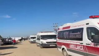 الهلال الأحمر ينجح في دخول تل السلطان برفح بعد جهود مضنية للبحث عن المسعفين المفقودين