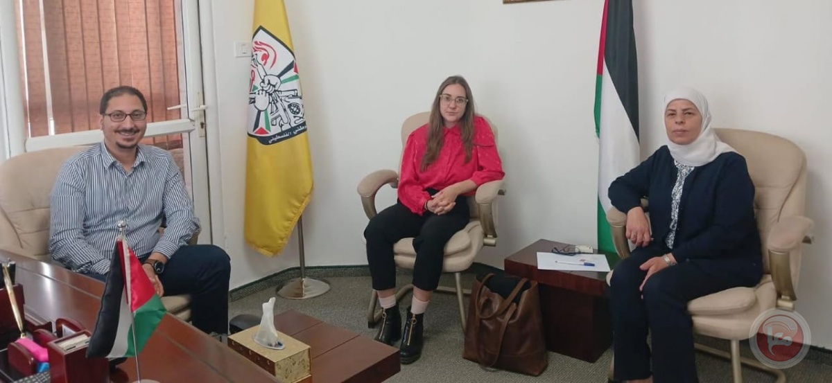 دلال سلامة تستقبل مدير مؤسسة فريدريش إيبرت الألمانية
