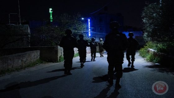 الاحتلال يعتقل ستة شبان شرق نابلس