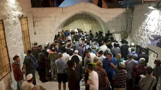 إصابات خلال اقتحام مستعمرين “مقام يوسف” شرق نابلس