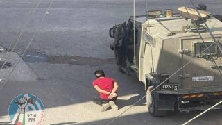 الاحتلال يعتقل مواطنا ويحطم زجاج مركبة خلال اقتحام نابلس