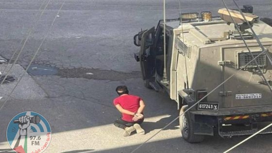 الاحتلال يعتقل مواطنا ويحطم زجاج مركبة خلال اقتحام نابلس