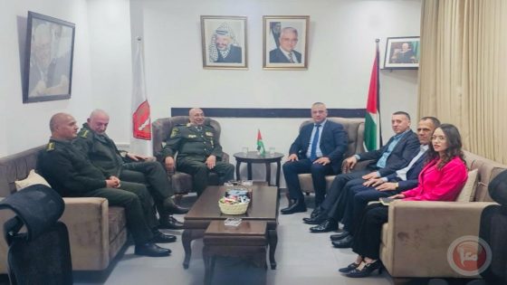 البوريني يستقبل رئيس هيئة القضاء العسكري ووفد من قيادة الهيئة