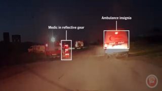 فيديو يدحض رواية جيش الإحتلال بشأن اعدام عمال الإغاثة في غزة