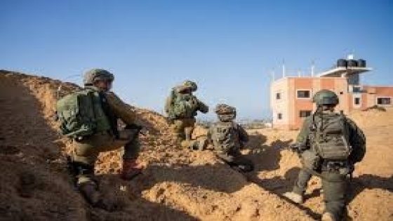 انهيار مبنى فوق رؤوس جنود الاحتلال في رفح