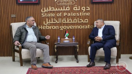 المحافظ دودين يستقبل الوكيل المساعد في وزارة النقل والمواصلات