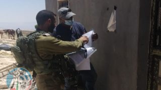 قوات الاحتلال تخطر بوقف العمل بحديقة برقة شمال غرب نابلس