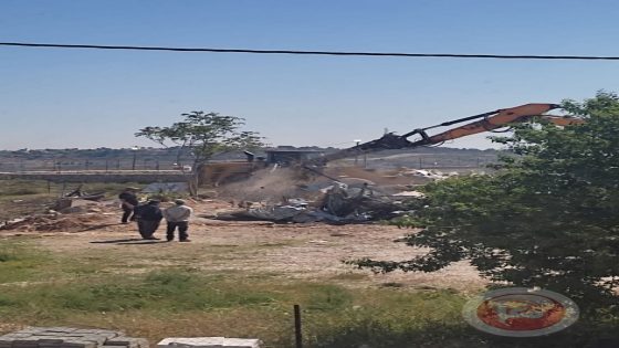 قوات الاحتلال تهدم منزلًا في بتير غرب بيت لحم