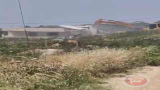 الاحتلال يهدم منزلين في قرية اسكاكا شرق سلفيت