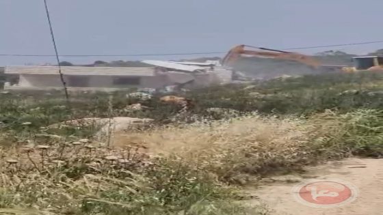 الاحتلال يهدم منزلين في قرية اسكاكا شرق سلفيت