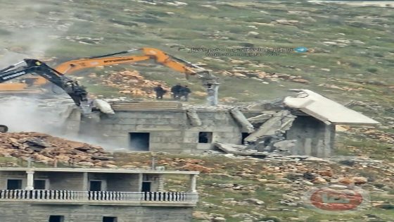 مركز حقوقي: إسرائيل هدمت 97 منزلا خلال 10 ايام بالضفة الغربية